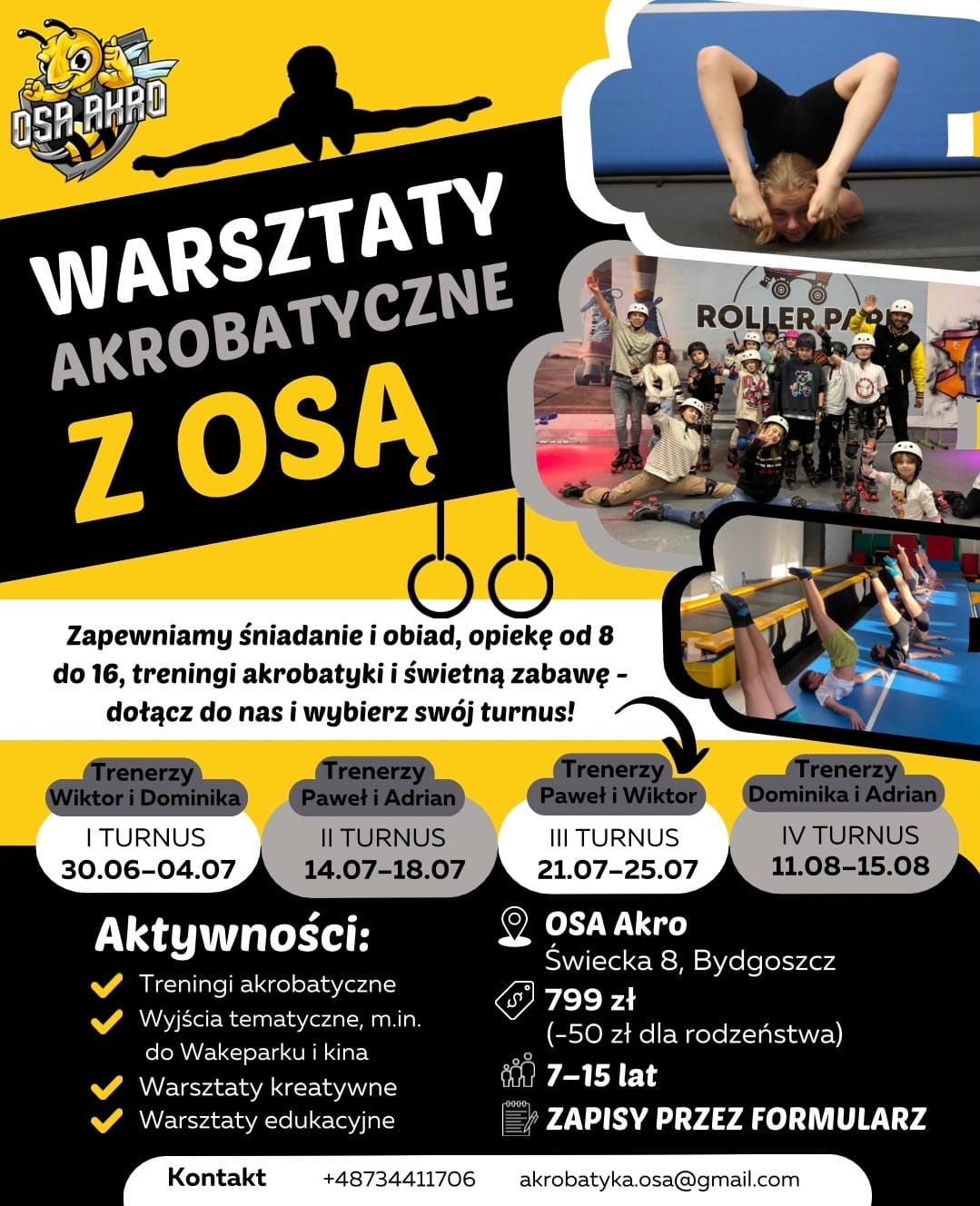 Warsztaty akrobatyczne – zapisz się!🤸‍♂️