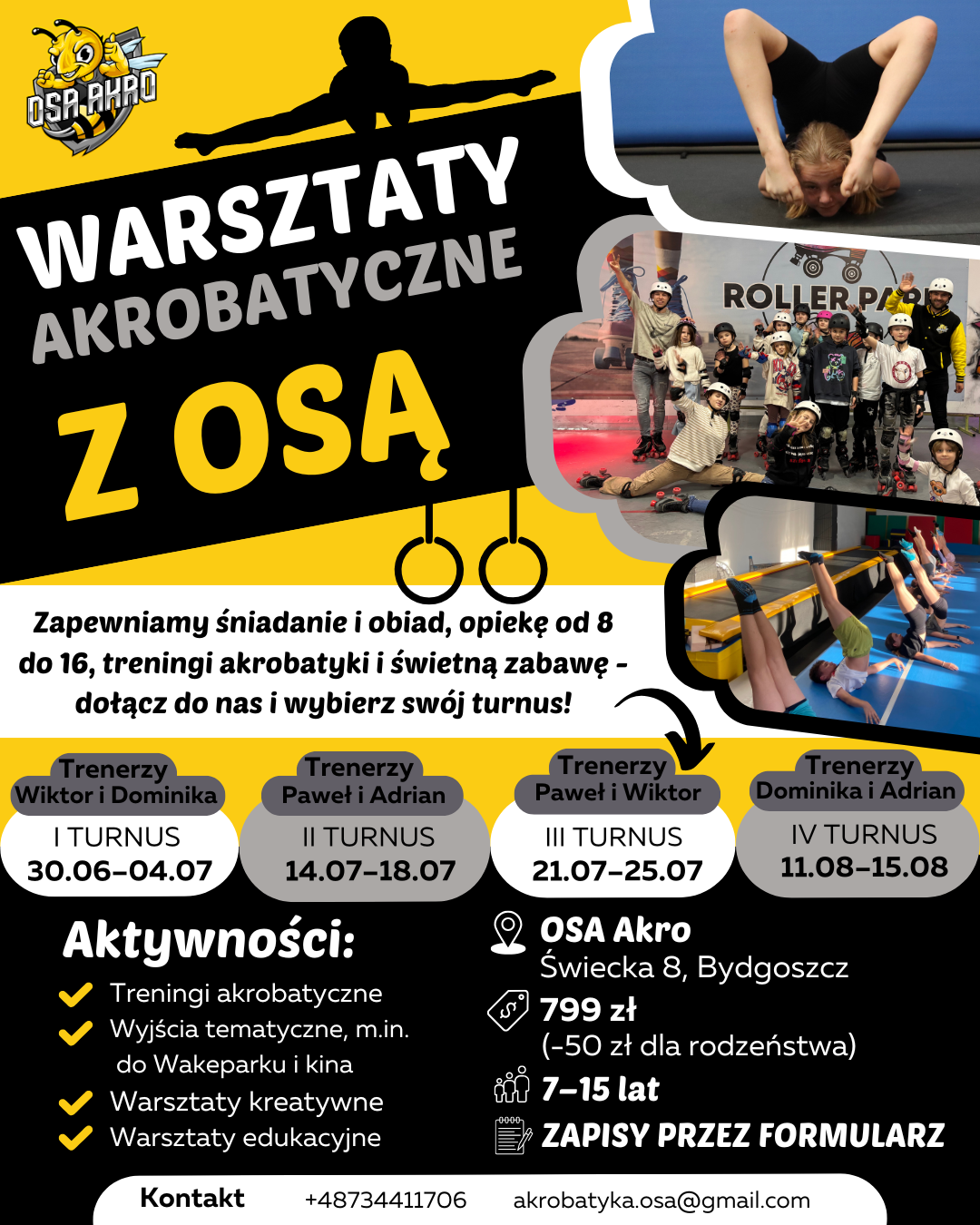 Warsztaty akrobatyczne - zapisz się!🤸‍♂️